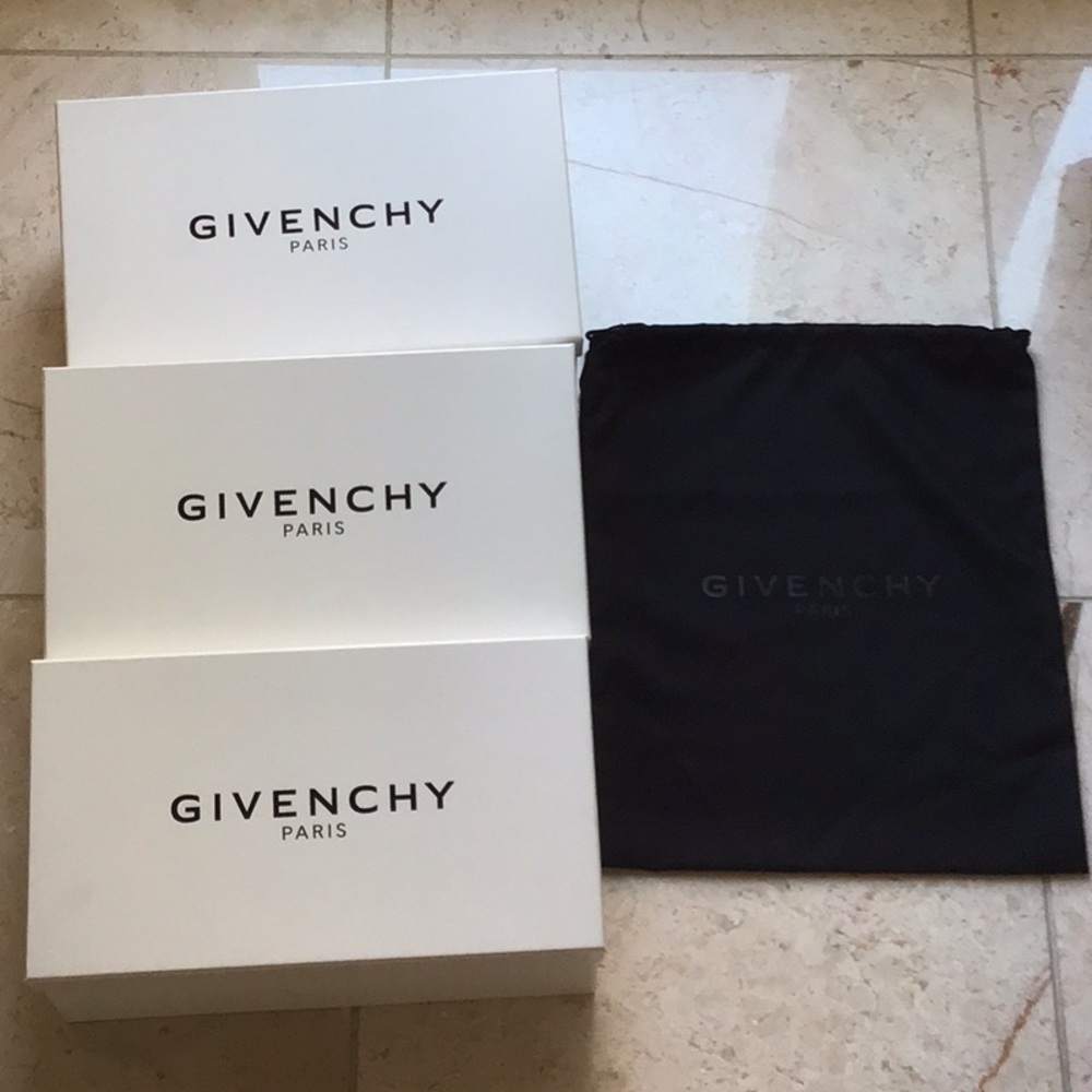 3 Givenchy Shoeboxes